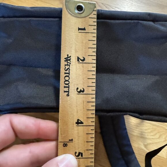 NWT Eastsport Black Vinyl Mini-Backpack, Versatile Bag - Picture 9 of 9